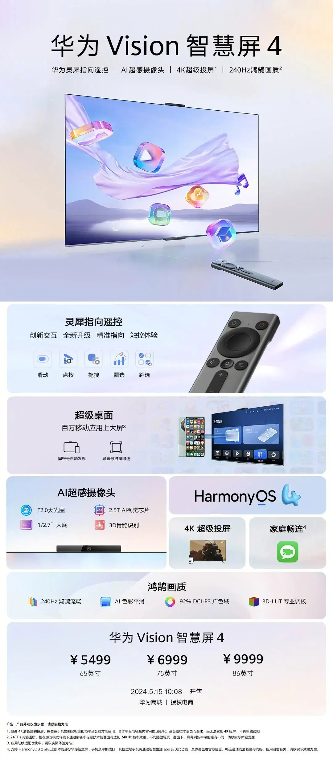 Layar Cerdas Huawei Vision 4