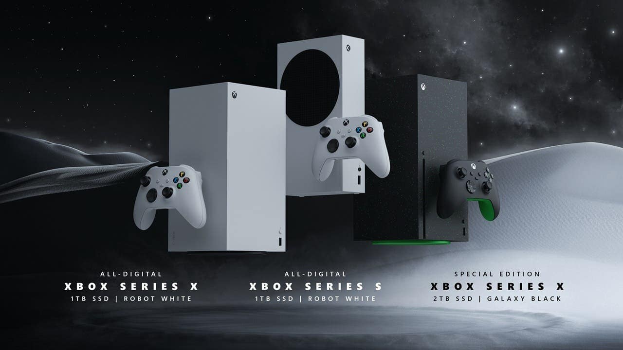 Modelos de Xbox Serie X/S