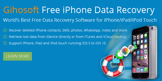 iphone data recovery software free
