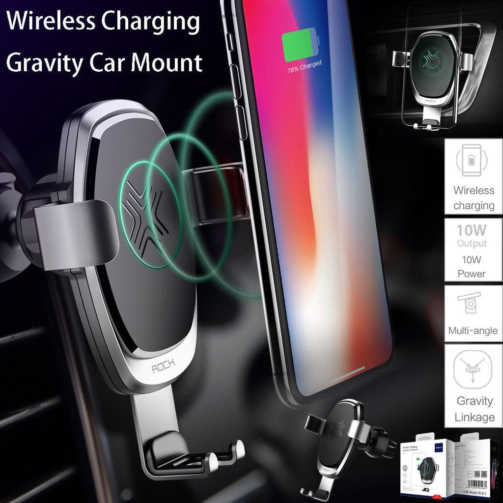 Get the ROCK Wireless charging car mount cheaper with a coupon ...