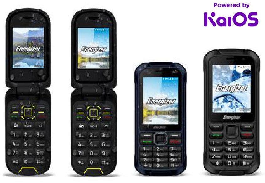 Eight New Energizer® feature phones to run on KaiOS