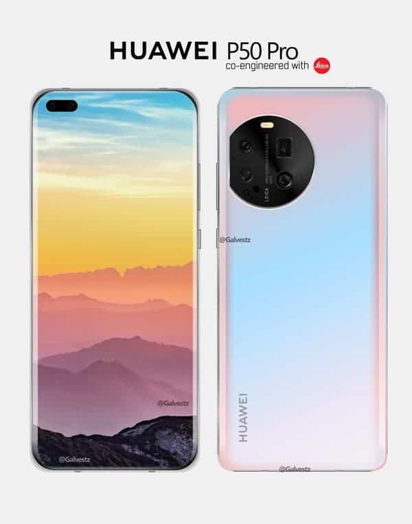 Here's the first image of the upcoming Huawei P50 Pro - Gizchina.com