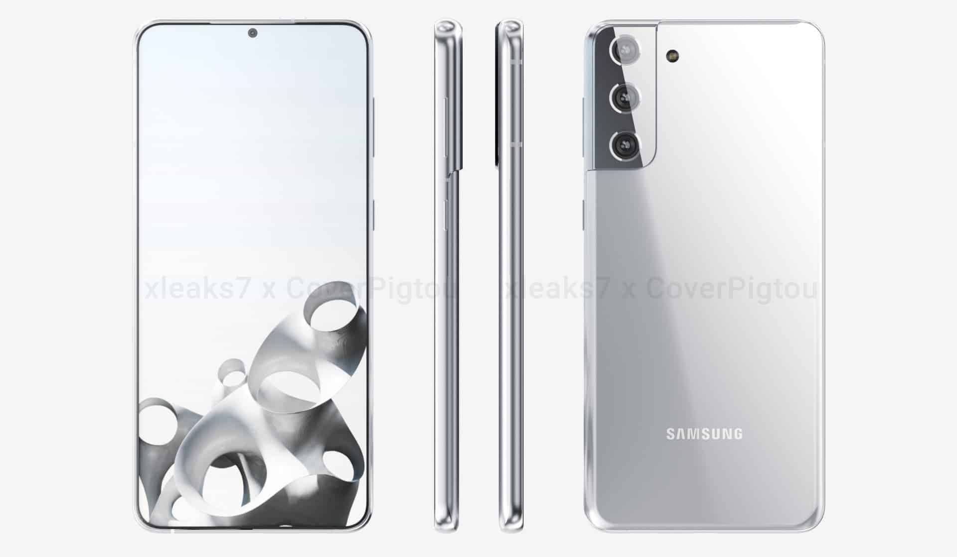 Samsung Galaxy S21 Plus Exposed In Silver Color Gizchina Com