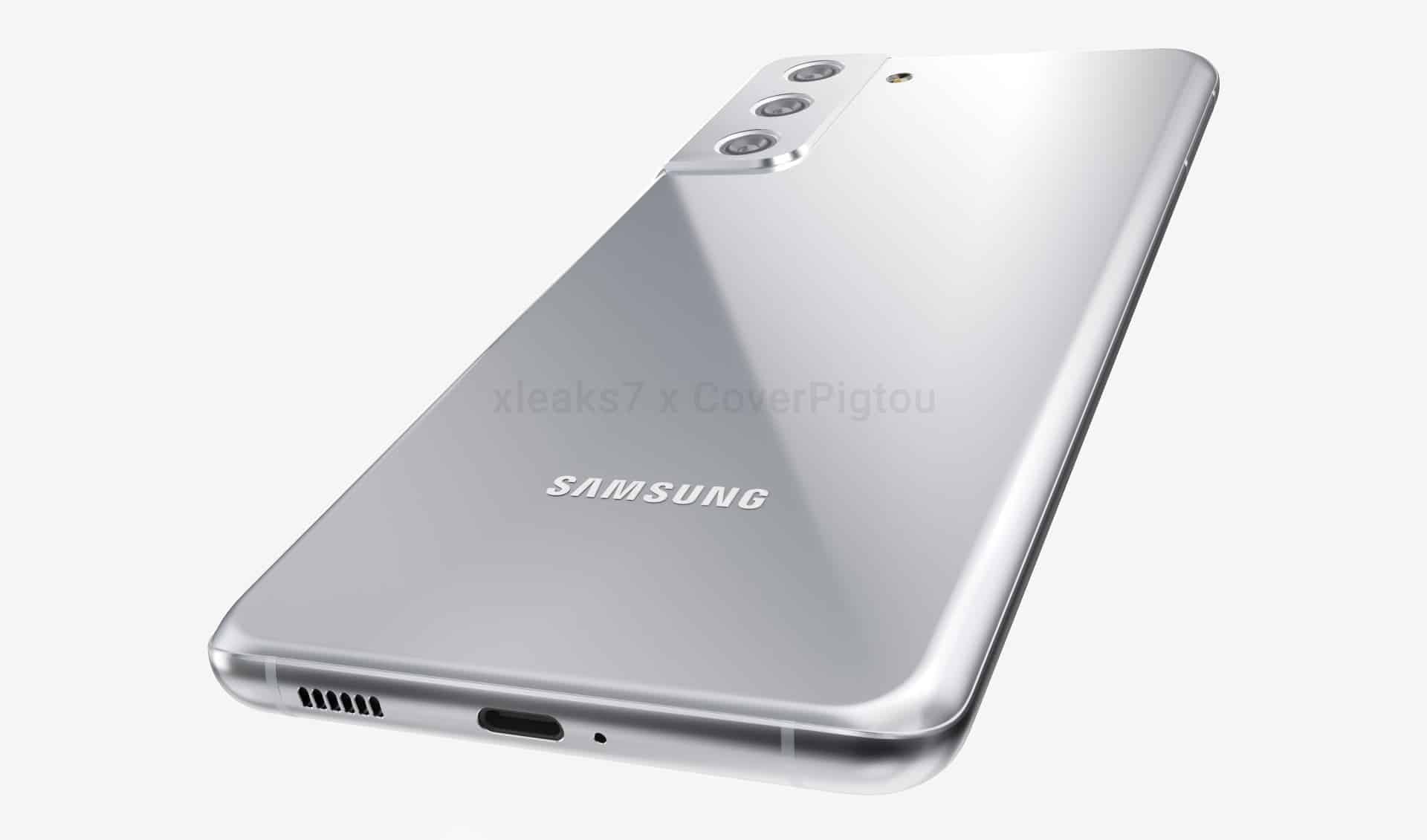 Samsung Galaxy S21 Plus Exposed In Silver Color 