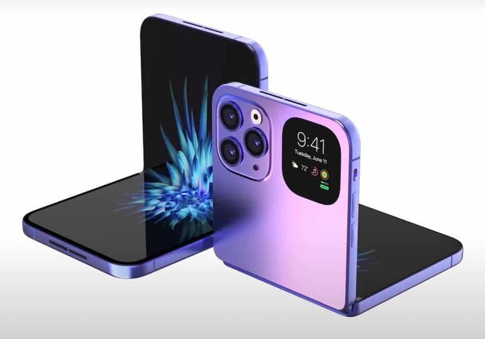 First look at the foldable iPhone (iPhone Flip) most radical iPhone