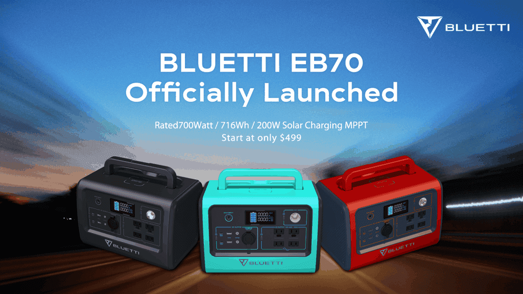 How much can the Bluetti EB70 handle? It's a portable powerstation th