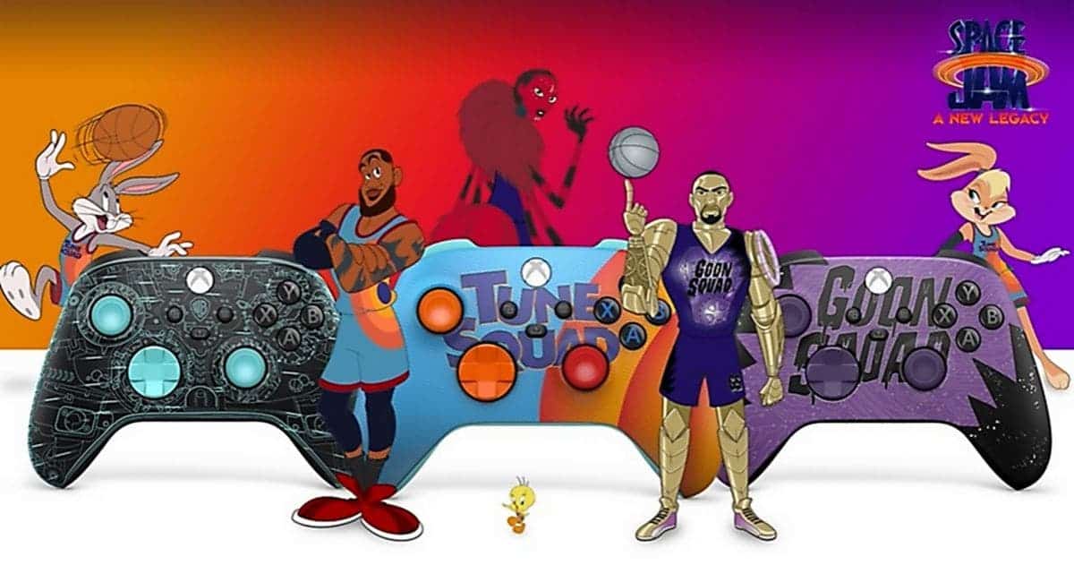 Xbox reveals three Space Jam: A New Legacy 'The Game' controllers