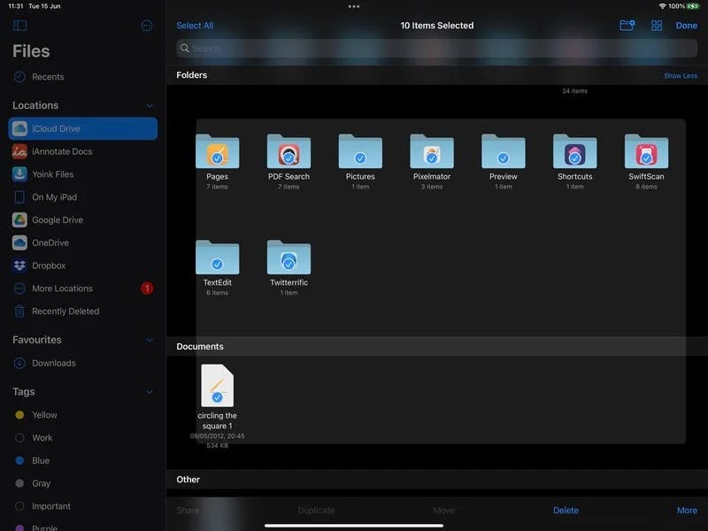 Apple iPadOS 15 has received support for Windows NTFS file system