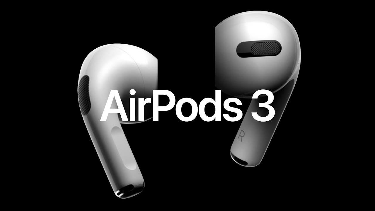 Apple AirPods 3 wireless headphones appeared in a live photo