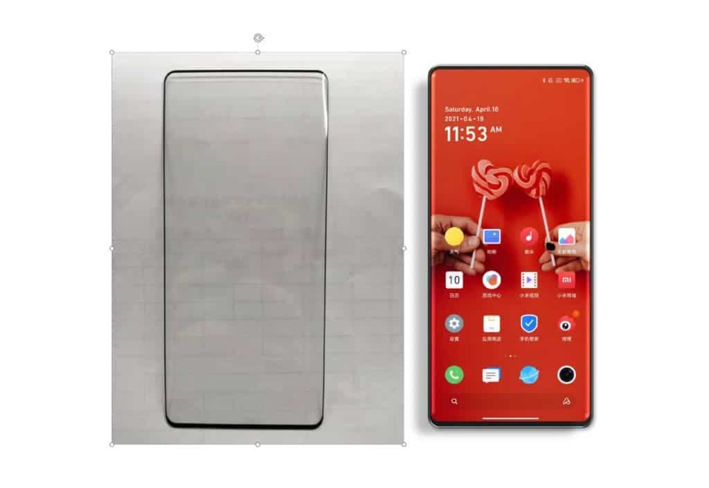 Future Xiaomi Mi Mix 4 Tempered Glass Leaked Fuentitech