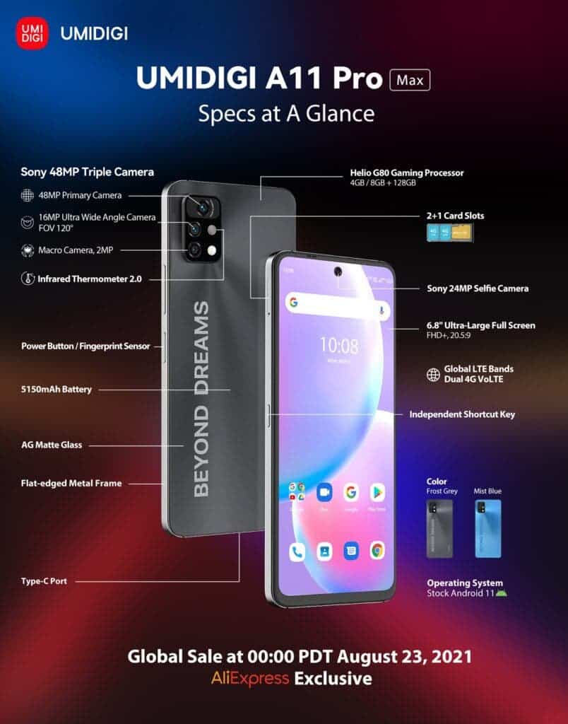 Смартфон umidigi a11 pro max обзор