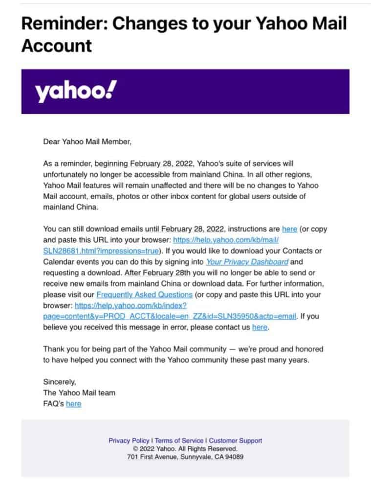 Yahoo Subscription & Yahoo Premium Services