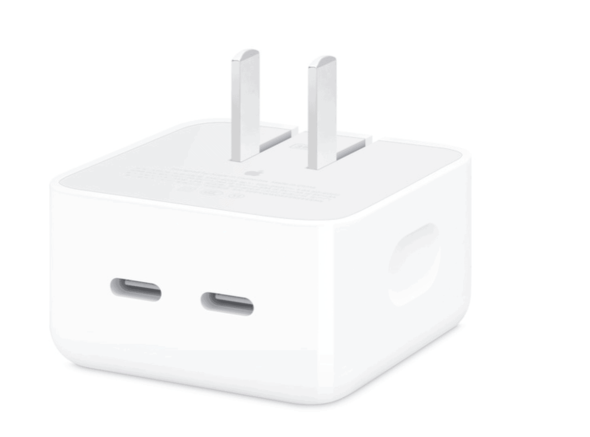 Apple 35W dual-C port charger with cable hit the shelves for $111