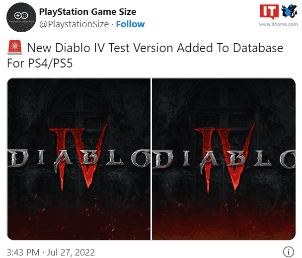 Diablo IV for PlayStation 4