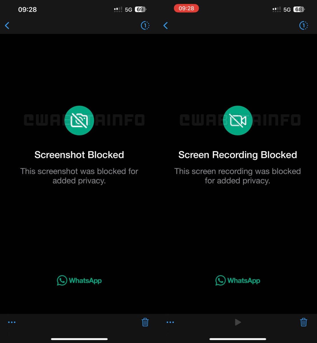 You can't take screenshots on WhatsApp anymore! - Gizchina.com