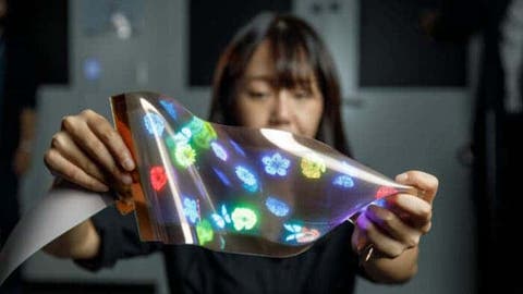 LG stretchable display