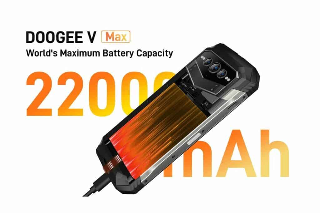 The Doogee V Max with a whopping 22,000 mAh battery and Night Vision camera  leaks -  news