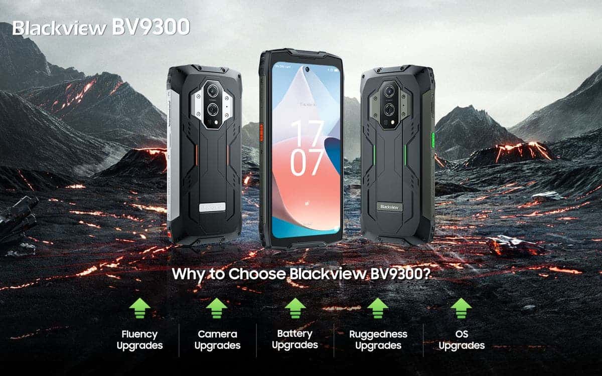 blackview rugged mobile phone with night