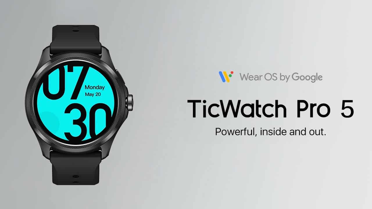 TicWatch Pro 5 Is Coming for Apple Watch Ultra With Snapdragon W5+
