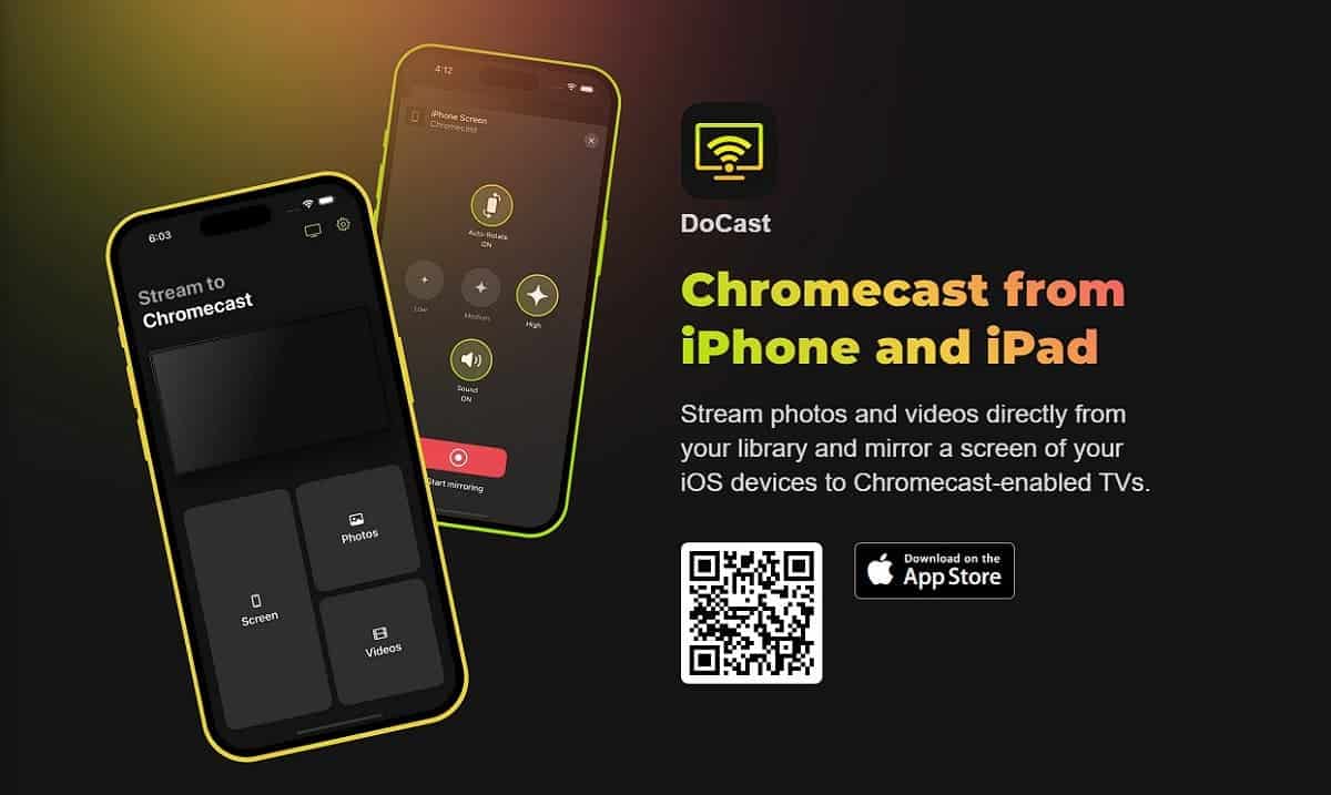 Turn your iPhone or iPad into a Chromecast device with DoCast -