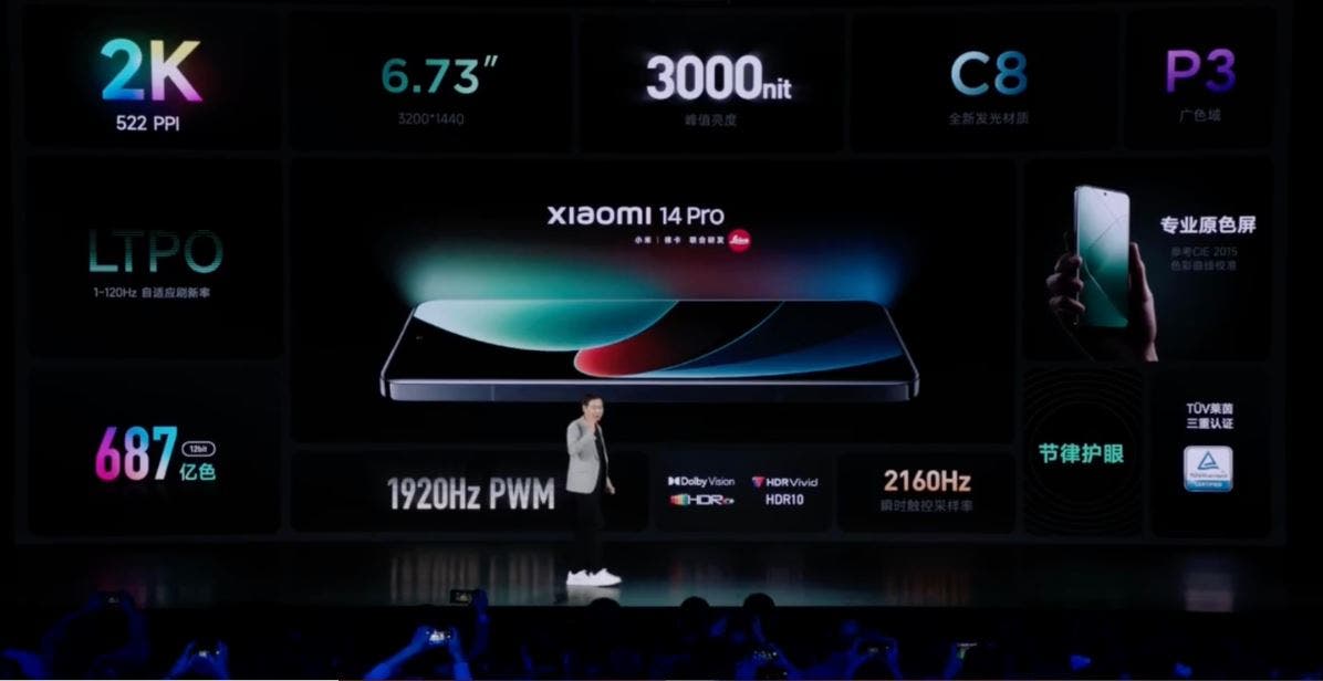 Xiaomi 14 Pro with a Dragon Crystal Glass & Snapdragon 8 Gen 3