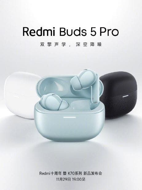 38 hours on a single charge! Redmi Buds 5 Pro launched