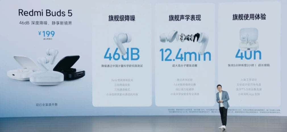 Xiaomi Redmi Buds 5, Buds 5 Pro: Active Noise Cancellation, Price, Specs