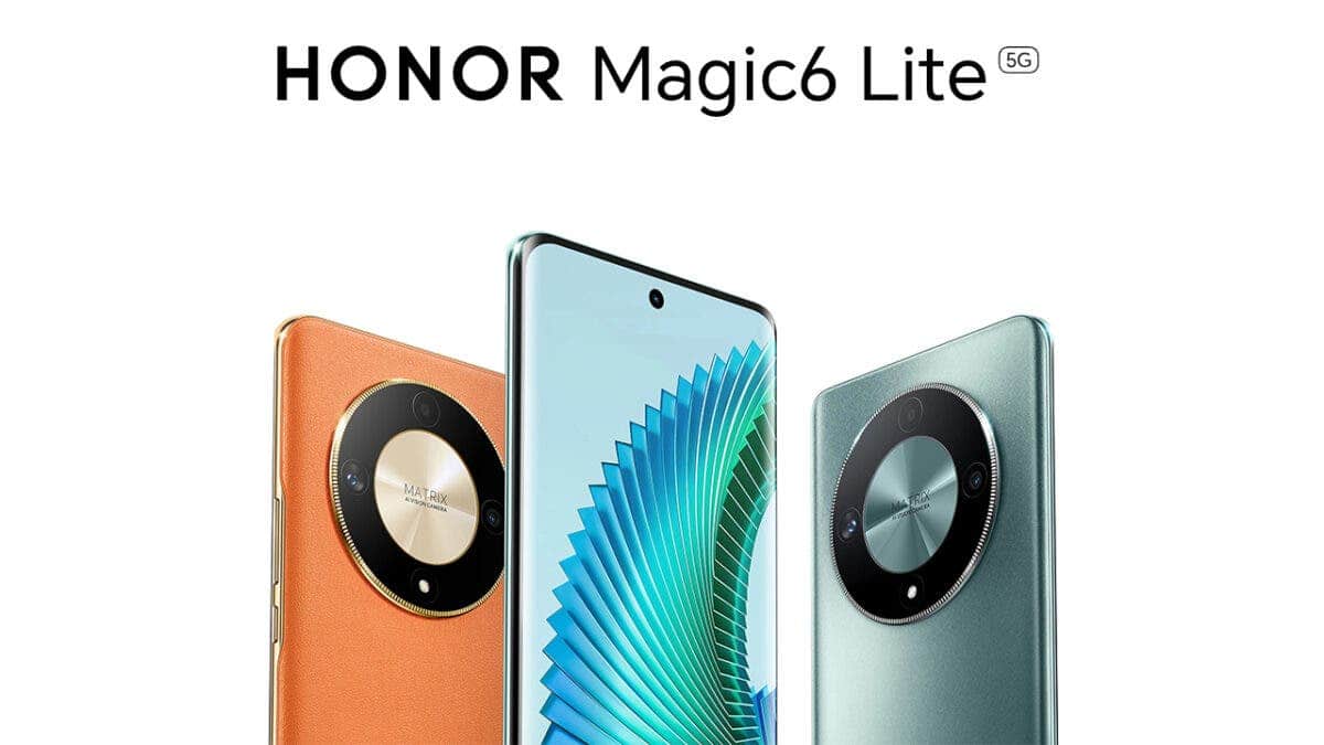 Móvil  Honor Magic6 Lite 5G, Midnight Black, 256GB, 8GB RAM, 6.78