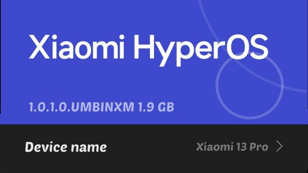 HyperOS update rolls out to Xiaomi 13 Pro users in India - Gizchina.com