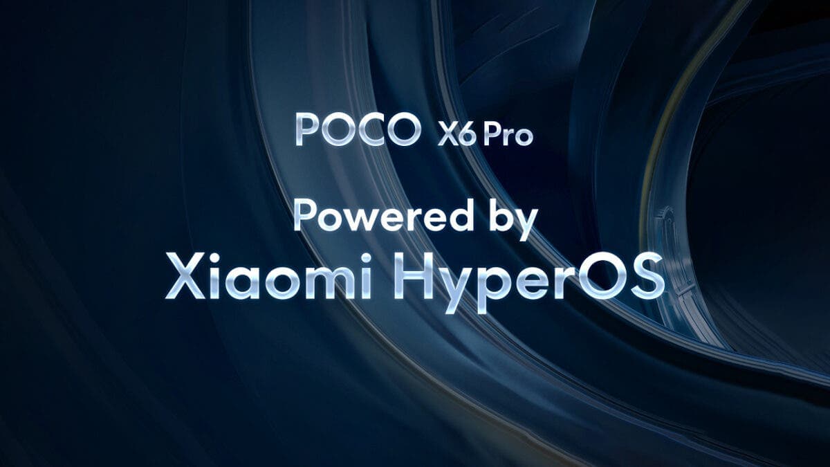 Xiaomi launches the Poco X6 Pro, the first smartphone with its HyperOS  interface - Gearrice
