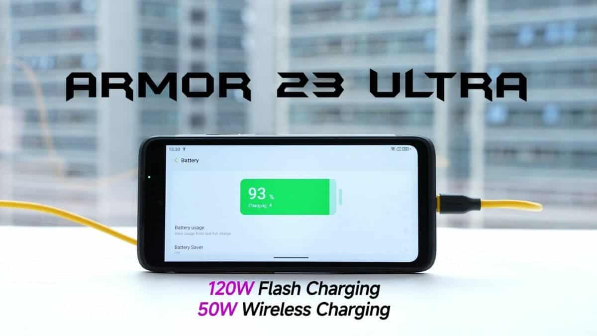 Experience 120W Super Fast Charging with Ulefone Armor 23 Ultra