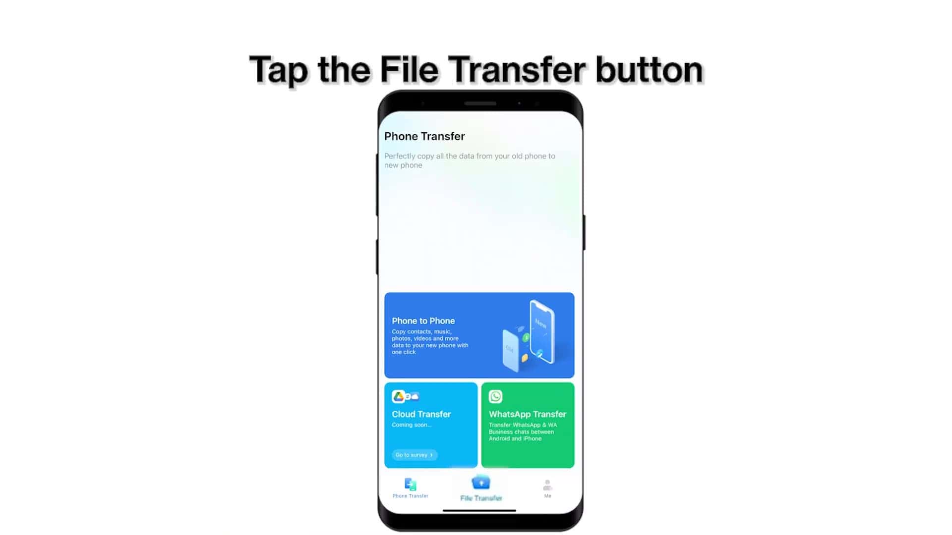 Tap file transfer