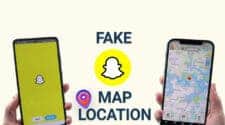 Fake location on Snapchat