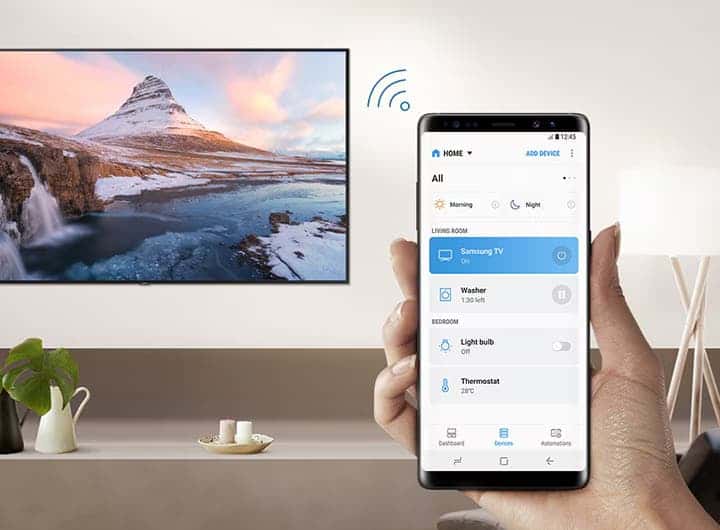 Phone integration on Samsung TV