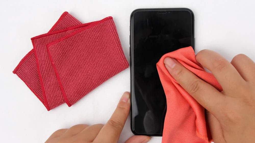 Regular cleaning to keep phone in pristine condition
