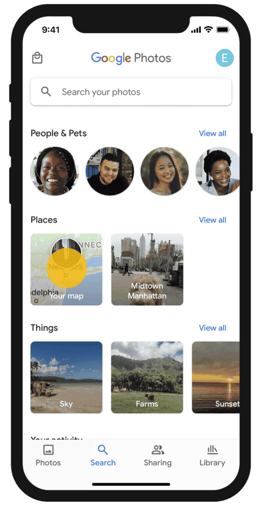 Sort by Person Google Photos