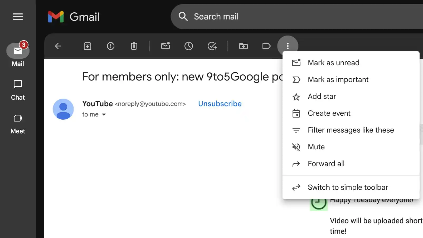 Gmail Toolbar