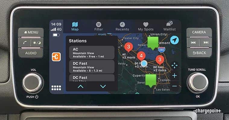 Chargepoint for Apple CarPlay