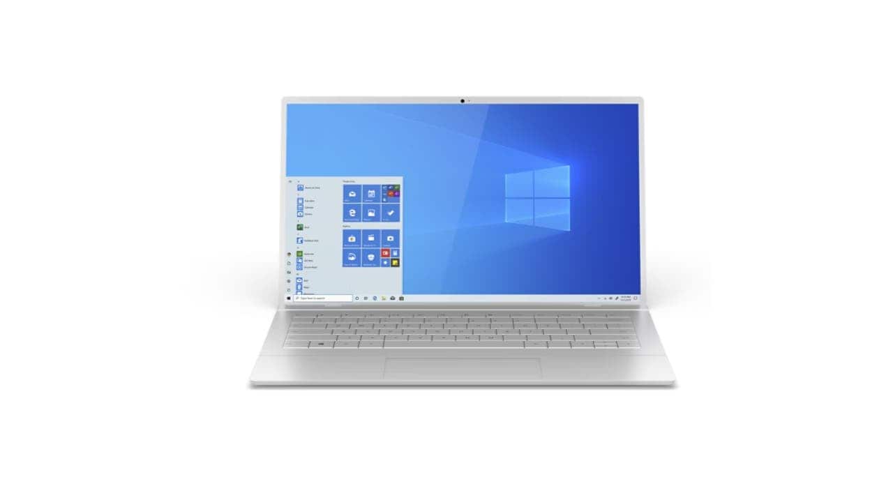 Windows 10 laptop