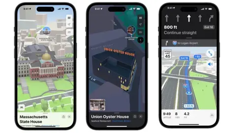 iOS18 Apple Maps