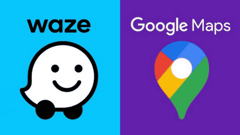 Google Maps and Waze