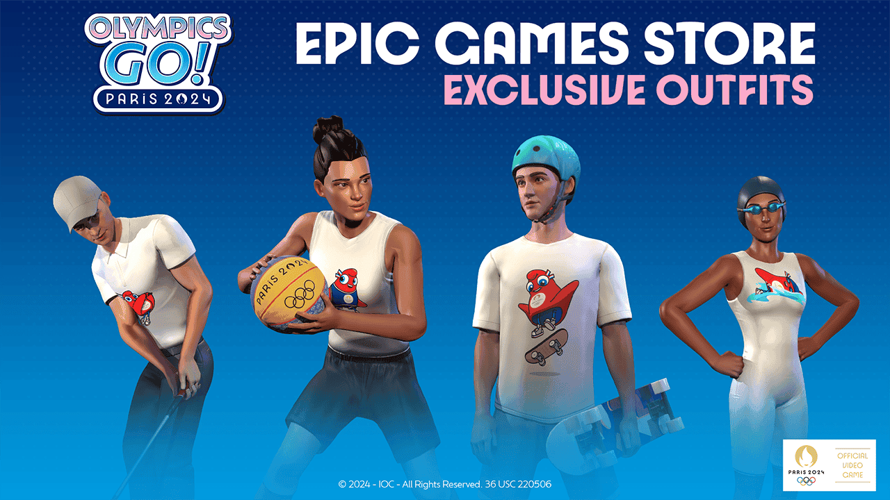 Olympics GO free in-game content on Epic Games Store