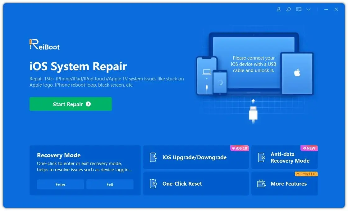 Download and install Tenorshare ReiBoot