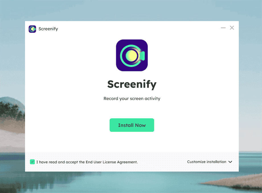 Установить Screenify